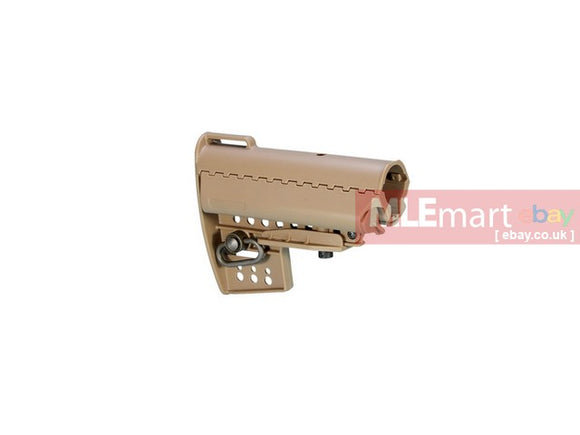 Ares M16 Extendable Butt Stock (Type B) - Dark Earth - MLEmart.com