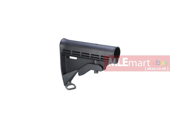 Ares M16 Extendable Butt Stock (Type E) - Black - MLEmart.com