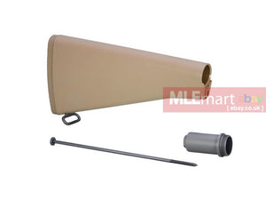 Ares M16 Solid Butt Stock (Type B) - Dark Earth - MLEmart.com