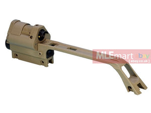 Ares G36 Carrying Handle with 3.5x Scope & Red Dot - Dark Earth - MLEmart.com