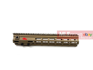 MLEmart.com - Airsoft Artisan G STYLE HK417 MLOK HANDGUARD FOR MARUI HK417 EBB , UMAREX HK417 AEG / GBB ( BRONZE ¡V M110A1 MARKING )