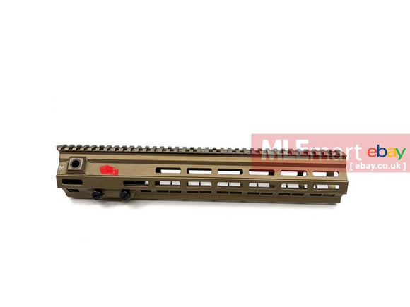 MLEmart.com - Airsoft Artisan G STYLE HK417 MLOK HANDGUARD FOR MARUI HK417 EBB , UMAREX HK417 AEG / GBB ( BRONZE ¡V M110A1 MARKING )