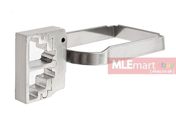 AW Custom Trigger Kit #2 for Tokyo Marui / WE / AW Hi Capa Series - Flat Trigger - Silver - MLEmart.com
