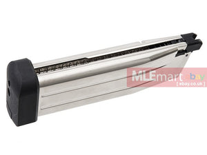 AW Custom 30 rds Spare Green Gas Magazine for Tokyo Marui / WE / AW Hi Capa 5.1 - Silver - MLEmart.com