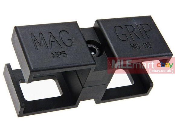 MLEmart.com - Bow Master Dual Magazine Clamp for UMAREX VFC MP5 GBB / TM MP5 Next Gen AEG