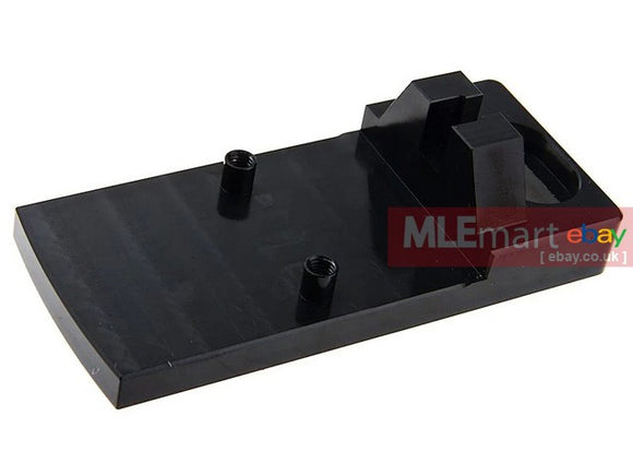 MLEmart.com - Bow Master Night Rear Sight RMR Mount For UMAREX / VFC MP5/G3 GBB /TM MP5A5 Next Gen AEG