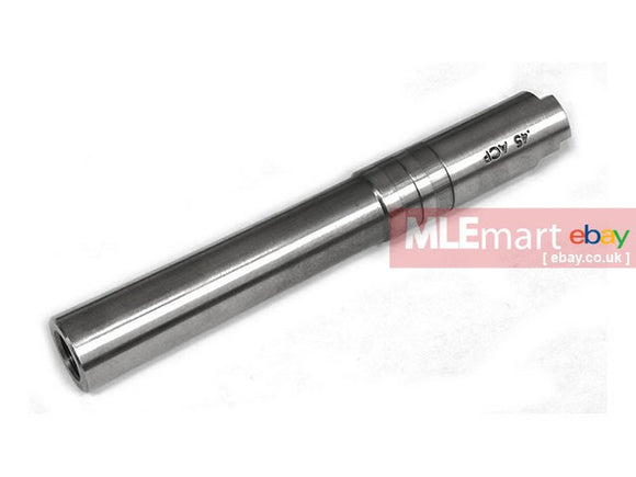 CowCow Technology OB1 Outer Barrel for Marui Hi-capa 5.1 ( .45 Marking / Sliver ) - MLEmart.com