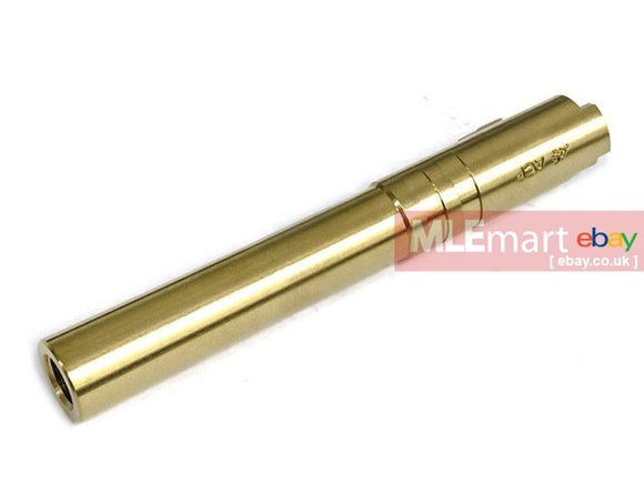 CowCow Technology OB1 Outer Barrel for Marui Hi-capa 5.1 ( .45 Marking / Gold ) - MLEmart.com