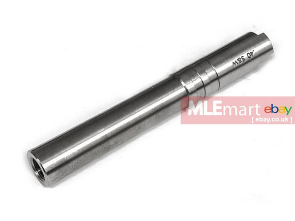 CowCow Technology OB1 Outer Barrel for Marui Hi-capa 5.1 ( .40 Marking / Sliver ) - MLEmart.com