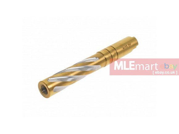 CowCow Technology Tornado 5.1 Threaded Outer Barrel (.40 marking) - Gold For TM Hi-Capa Series - MLEmart.com