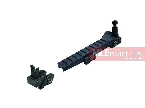 Classic Army Long Rail & Flip Up Sight Set For G36 Series - MLEmart.com