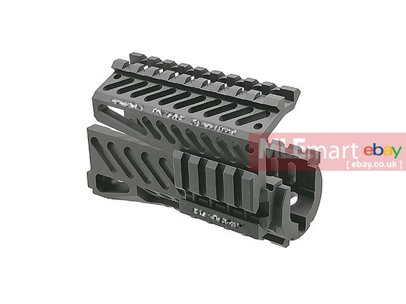 CORE Airsoft B-11 + B-12 Rail Handguard Set for AKS-74U AEG / GBB (128mm) - MLEmart.com