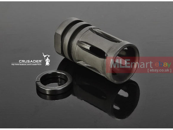 Crusader M16A1 Steel Flash Hider ( 14mm CCW ) - MLEmart.com