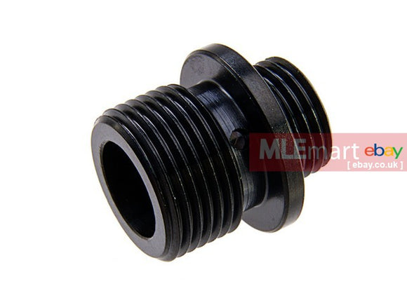 MLEmart.com - Dynamic Precision Stainless Steel Silencer Adaptor M11 CW To M14 CCW ( Black )