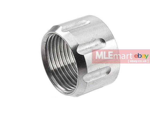 Dynamic Precision Thread Protector Type A M14 CCW ( Silver ) | MLEmart.com