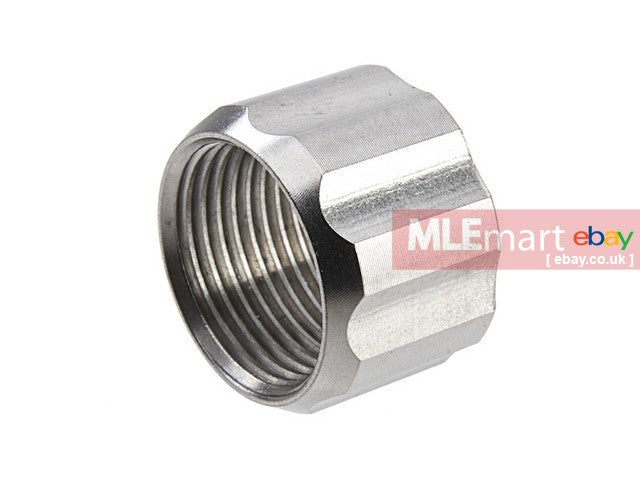 Dynamic Precision Thread Protector Type B M14 CCW ( Silver ) | MLEmart.com