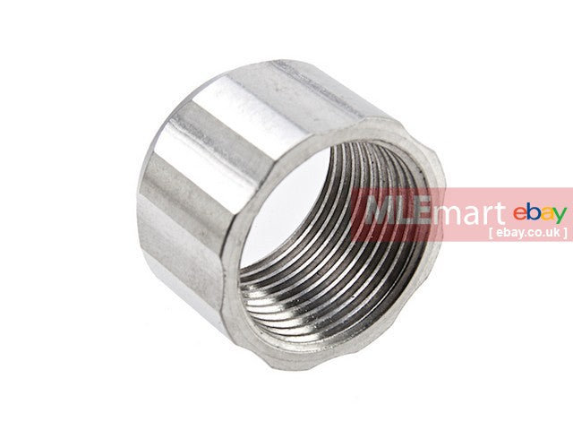 Dynamic Precision Thread Protector Type B M14 CCW ( Silver ) | MLEmart.com