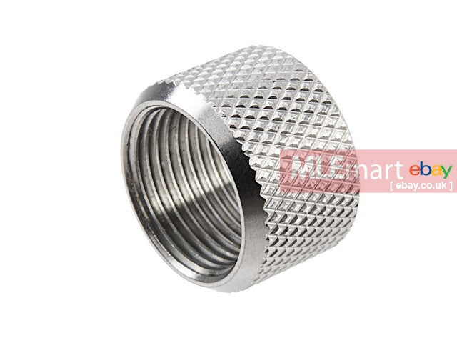 Dynamic Precision Thread Protector Type C M14 CCW ( Silver ) | MLEmart.com