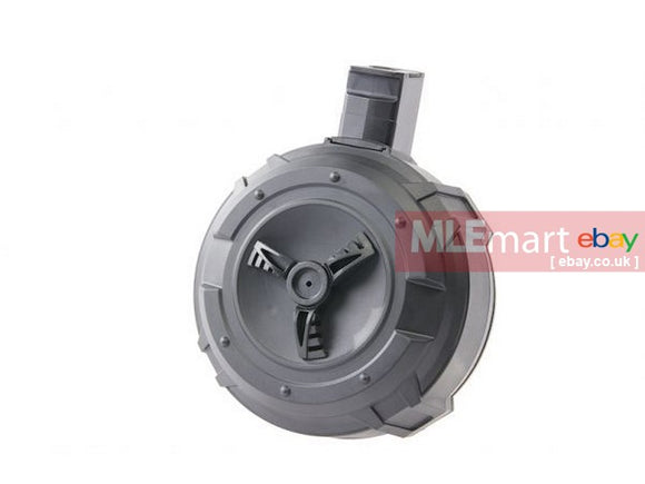 MLEmart.com - G&G PRK9 Magazine (1730 rounds AEG Drum Magazine) - Black