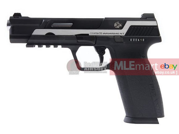 MLEmart.com - G&G Piranha MK1 GBB Airsoft Pistol - Silver