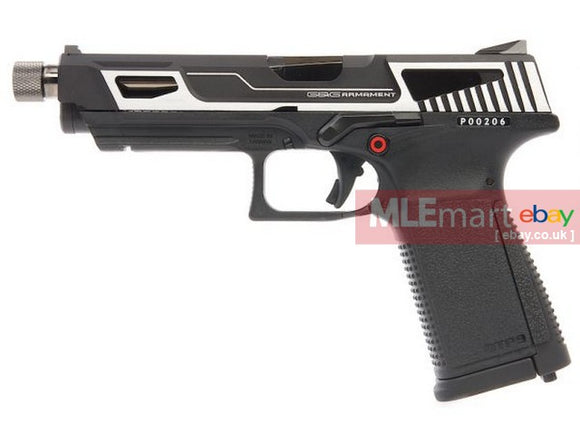 MLEmart.com - G&G GTP9 MS GBB Airsoft Pistol - Silver