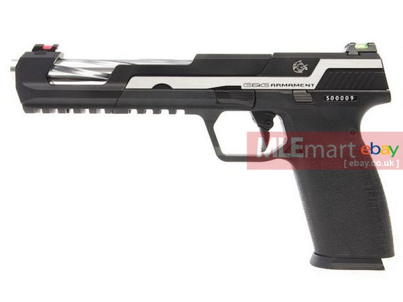 MLEmart.com - G&G Piranha SL GBB Airsoft Pistol - Silver