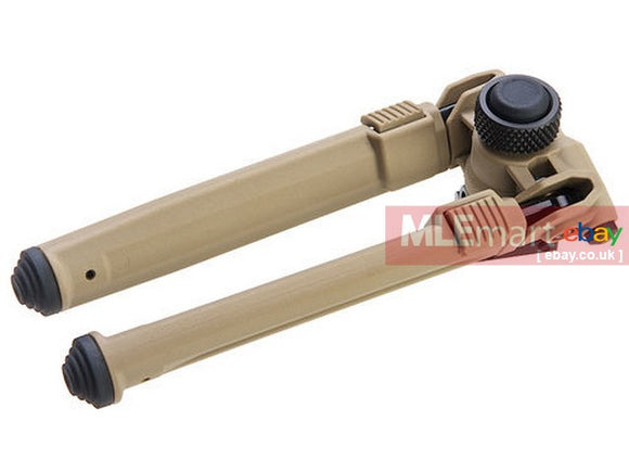GK Tactical MG Style Adjustable Polymer Bipod for 1913 Picatinny Rail - DE - MLEmart.com