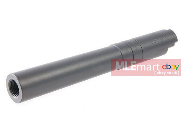GK Tactical Stainless Steel Outer Barrel for Tokyo Marui Hi-Capa 5.1 GBB - Black - MLEmart.com
