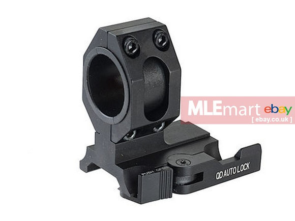 GK Tactical 25 / 30mm QD L-Shaped Scope Mount - BK - MLEmart.com