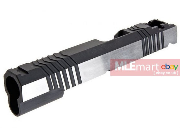 GK Tactical Aluminum SV Standard Slide for Tokyo Marui Hi Capa / 1911 GBB Series - 2 Tone - MLEmart.com