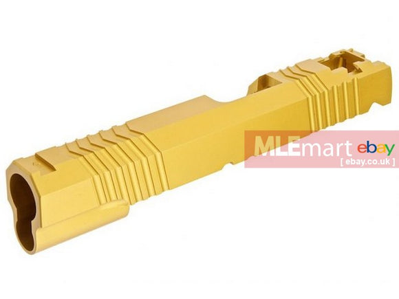 GK Tactical Aluminum SV Standard Slide for Tokyo Marui Hi Capa / 1911 GBB Series - Gold - MLEmart.com