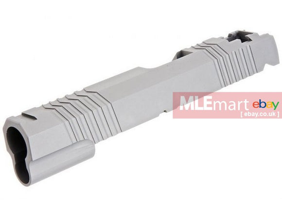 GK Tactical Aluminum SV Standard Slide for Tokyo Marui Hi Capa / 1911 GBB Series - Grey - MLEmart.com