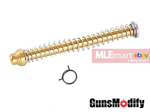 MLEmart.com - Guns Modify 125% Stainless Steel Recoil Spring Set for TM G Series 17 / 18 - Gold (Tin-Nitride,