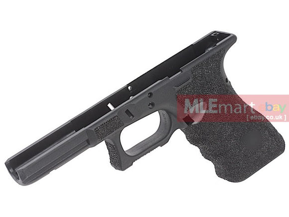 MLEmart.com - Guns Modify Polymer Gen 3 RTF Frame (Stippling S Style) for Tokyo Marui Model 17 - Black