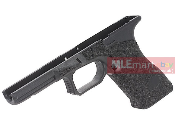 MLEmart.com - Guns Modify Polymer Gen 3 RTF Frame (Stippling AGC Style) for Tokyo Marui Model 17 - Black