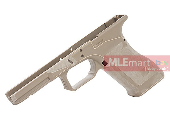 MLEmart.com - Guns Modify Polymer Gen 3 RTF Frame for Tokyo Marui Model 17 w/ AGC Style CNC Cut - FDE