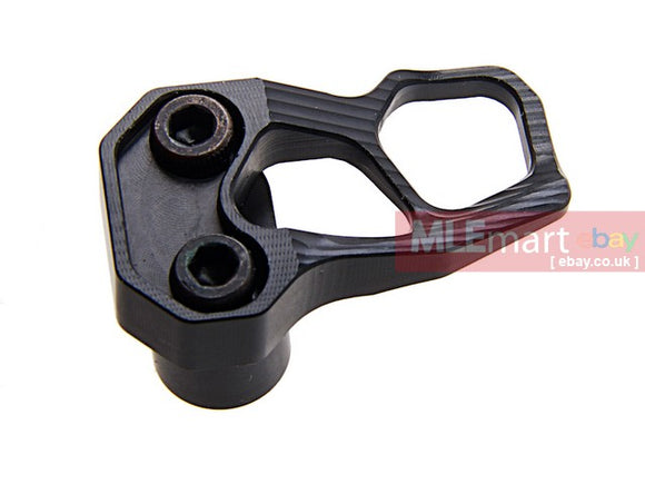 MLEmart.com - Guns Modify CNC Aluminum Magazine Release Extension for Tokyo Marui M4 MWS ACC XMR - Black