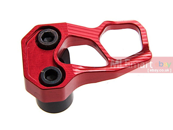 MLEmart.com - Guns Modify CNC Aluminum Magazine Release Extension for WA GBBR ACC XMR - Red