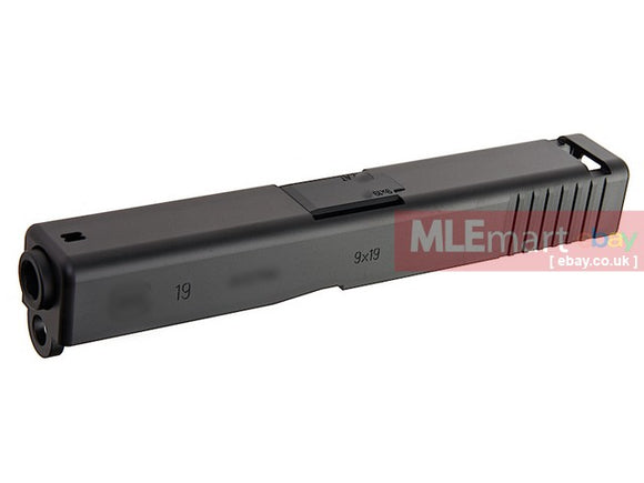 MLEmart.com - Guns Modify Aluminum Full CNC Slide Barrel Set for Tokyo Marui Model 19 GBB STD Black