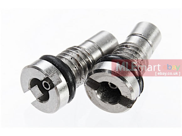 MLEmart.com - Guns Modify Full Stainless Steel Upgrade Injet Valve for WE / Umarex (VFC) GBB Series (2pcs)