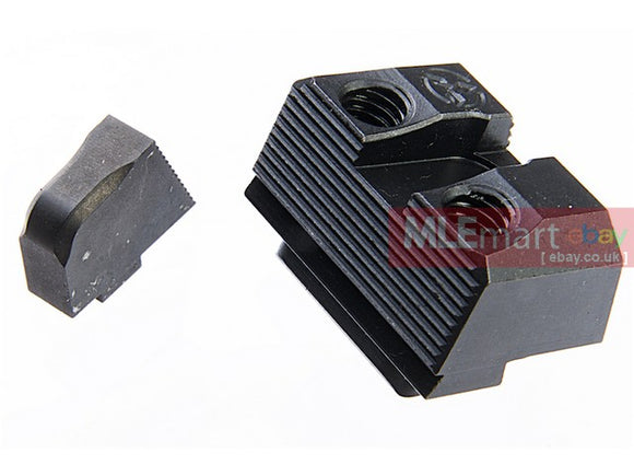 MLEmart.com - Guns Modify SU Style Steel CNC Suppressor Sight Set for Tokyo Marui / Guns Modify/ WE G Series