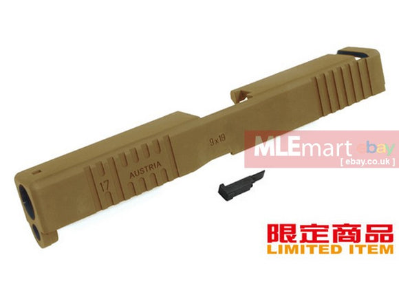 Guarder Aluminum Slide for MARUI G17 Custom (TAN) - MLEmart.com