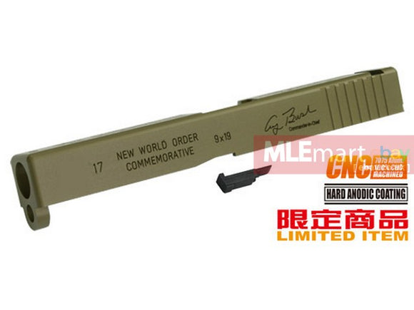Guarder Desert Storm 7075 Aluminum CNC Slide for TM G17 (TAN/2010 Ver.) - MLEmart.com
