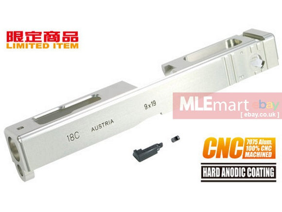 Guarder 7075 Aluminum CNC Slide for TM G18C (Silver) - MLEmart.com