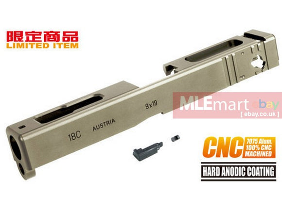 Guarder 7075 Aluminum CNC Slide for TM G18C (TAN) - MLEmart.com