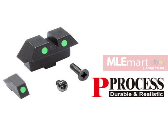 Guarder Steel Night Sight for MARUI G17 (Green) - MLEmart.com