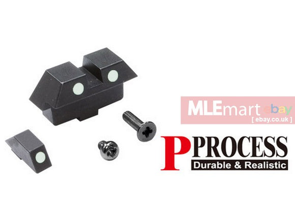 Guarder Steel Night Sight for MARUI G17 (WHITE) - MLEmart.com