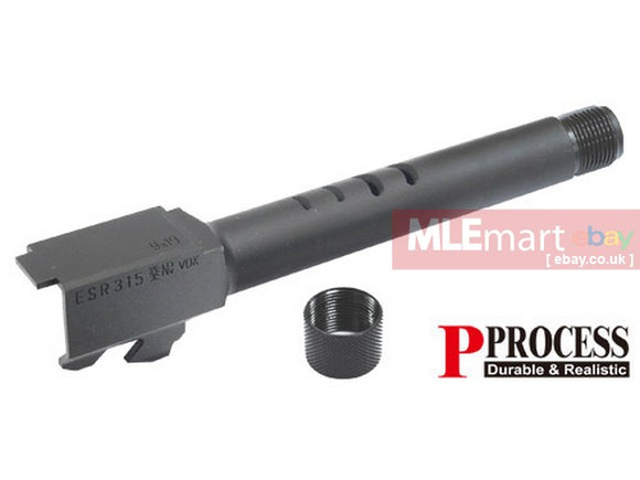 Guarder Steel Threaded Outer Barrel for TM G18C (14mm Negative) - MLEmart.com