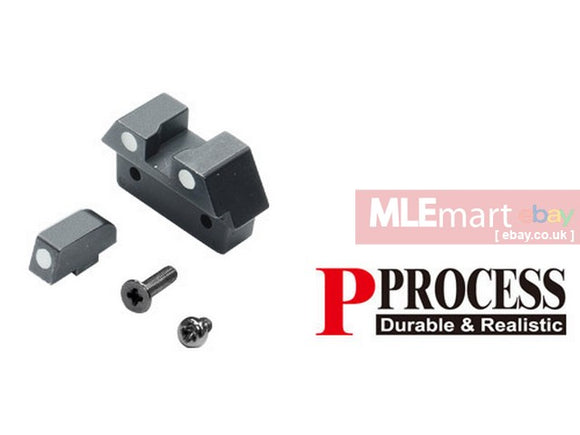 Guarder Steel Night Sight for MARUI G26 (White) - MLEmart.com
