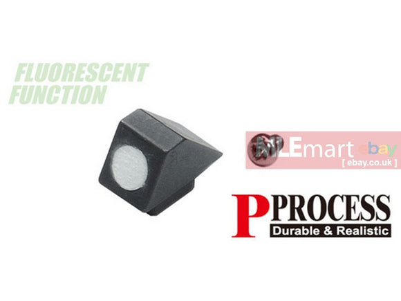 Guarder Steel Standard Night Front Sight for TM G-Series (White) - MLEmart.com